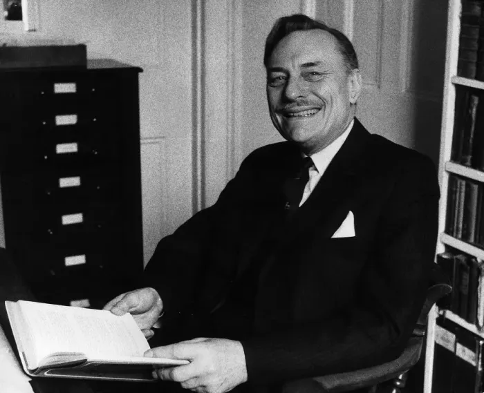 Framed Print : Enoch Powell Nationalist Campaigner casts vote on polling day Framed Print : Enoch Powell Nationalist Campaigner casts vote on polling day