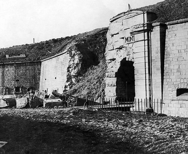 Enterance to Fort Douaumont following the French Army