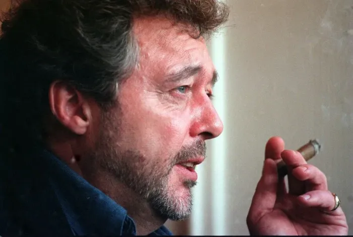 Framed Print : Entertainer Jeremy Beadle seen here smoking a cigar November 1997 Framed Print : Entertainer Jeremy Beadle seen here smoking a cigar November 1997
