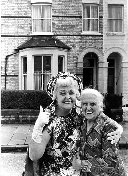 Entertainer Tessie O Shea pictured in Plantagenet Street, Cardiff, where she was born
