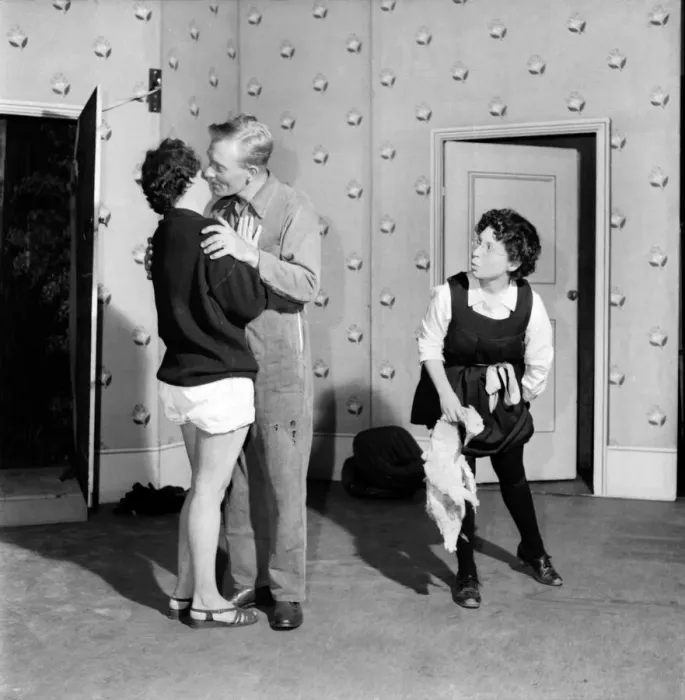 Framed Print : Entertainment: Amateur Dramatics Members of the Fleet Street Plays rehearsing Framed Print : Entertainment: Amateur Dramatics Members of the Fleet Street Plays rehearsing