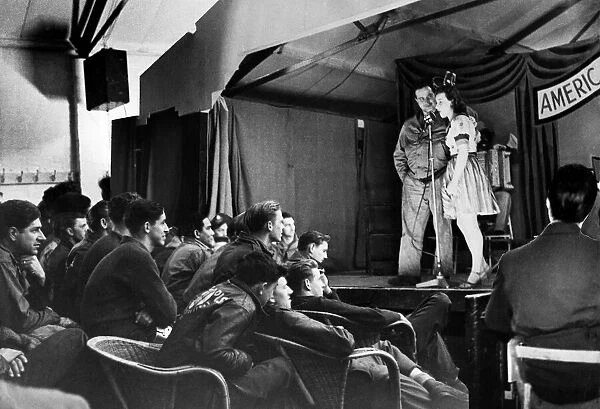 Entertainment for American servicemen in England during the Second World War Two