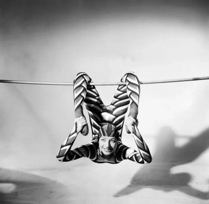 Framed Print : Entertainment Contortionist. Make no mistake about this girl - shes a twister Framed Print : Entertainment Contortionist. Make no mistake about this girl - shes a twister