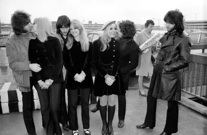 Framed Print : Entertainment: Music Pop Groups: Tremeloes pop group leaving London airport for Dublin Framed Print : Entertainment: Music Pop Groups: Tremeloes pop group leaving London airport for Dublin