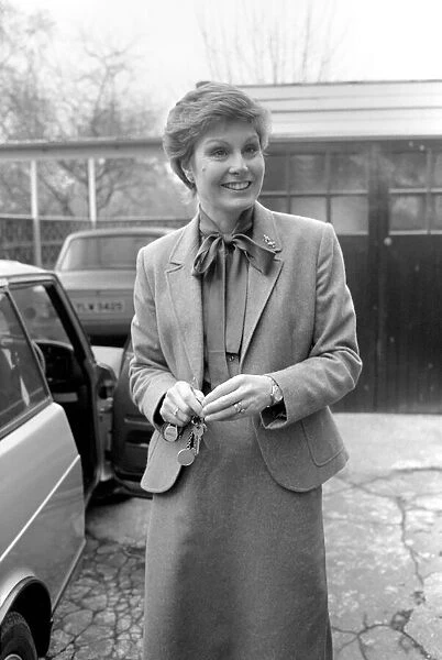 Entertainment. Television. Angela Rippon who made her last BBC news broadcast last night