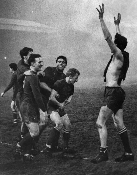 Framed Print : EQI Celtic versus Vojvodina Novi Sad 8th march 1967 Sport football European cup