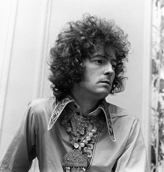 Eric Clapton 20 June 1967, of The Cream pop group, shows off his curly hair that is