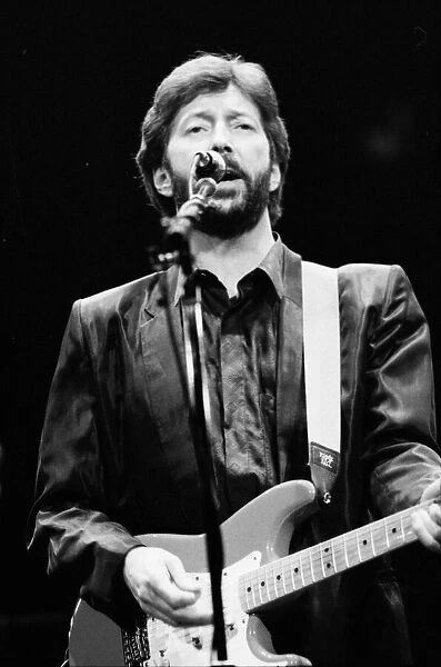 Eric Clapton in concert at the Royal Albert Hall January 1987