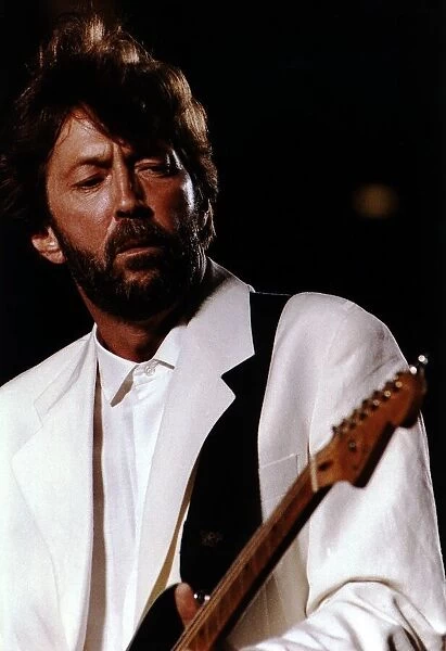 Eric Clapton Pop Singer at Wembley