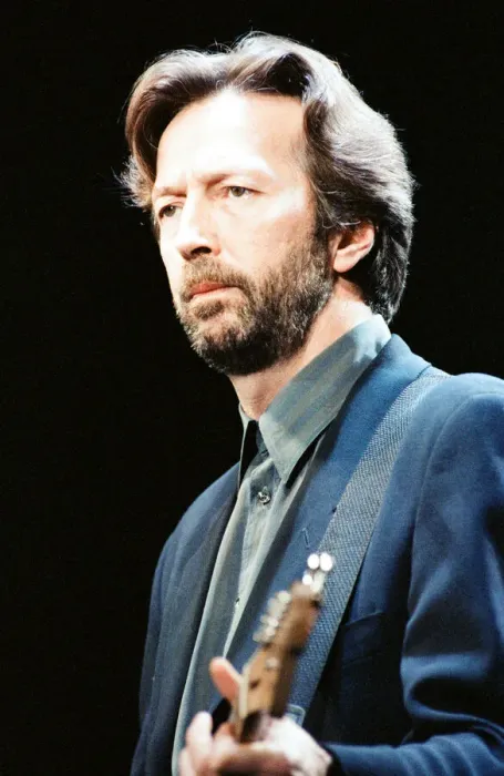 Framed Print : Eric Clapton on stage at the Brighton Centre, Brighton, 1st February 1992 Framed Print : Eric Clapton on stage at the Brighton Centre, Brighton, 1st February 1992