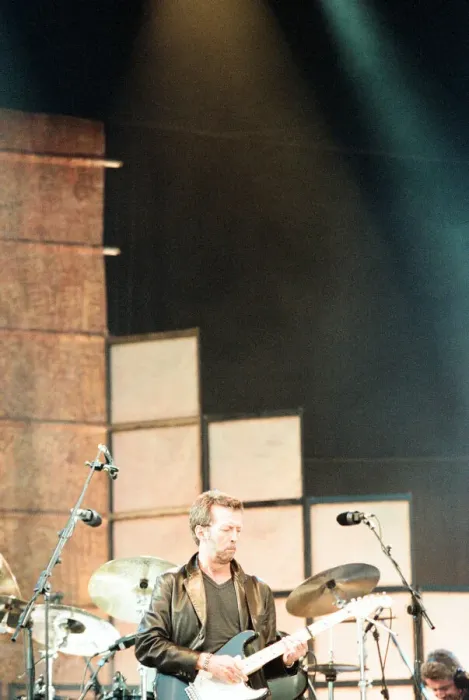 Framed Print : Eric Clapton on stage at Masters of Music Benefit Concert, Hyde Park, London Framed Print : Eric Clapton on stage at Masters of Music Benefit Concert, Hyde Park, London