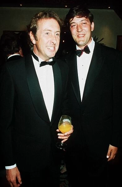 Eric Idle and Stephen Fry comedy actors 1991