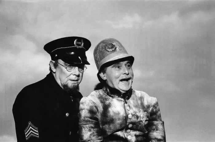 Framed Print : Eric Morecambe and Ernie Wise at rehearsals for a Christmas special Framed Print : Eric Morecambe and Ernie Wise at rehearsals for a Christmas special