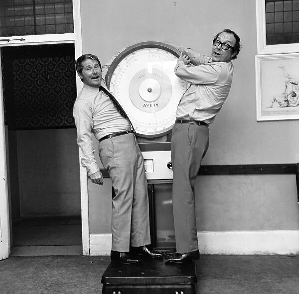 Eric Morecambe and Ernie Wise, will be taking part in a charity weight losing competition