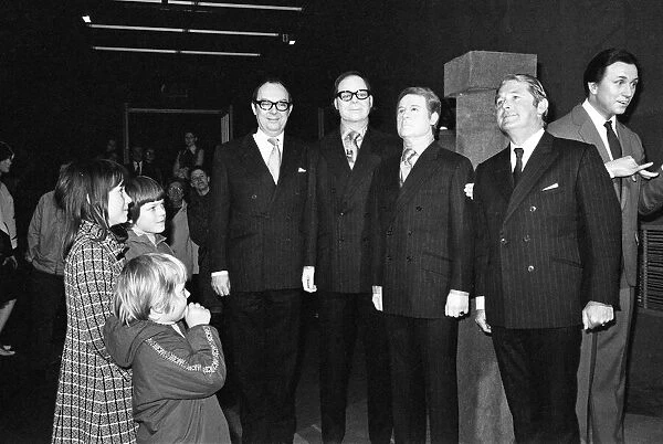 Eric Morecambe and Ernie Wise, visit Madame Tussauds London