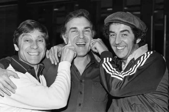 Framed Print : Ernest Maxin at rehearsals for Lennie and Jerrys BBC1 Christmas Special