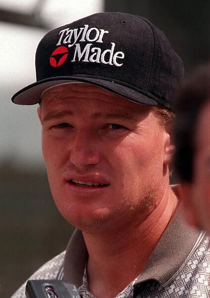 Ernie Els at the Open Golf Championship Troon July 1997