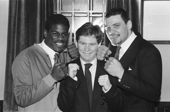 Framed Print : Errol Christie, Keith Wallace and Noel Quarless appearance. 23rd January 1984 Framed Print : Errol Christie, Keith Wallace and Noel Quarless appearance. 23rd January 1984