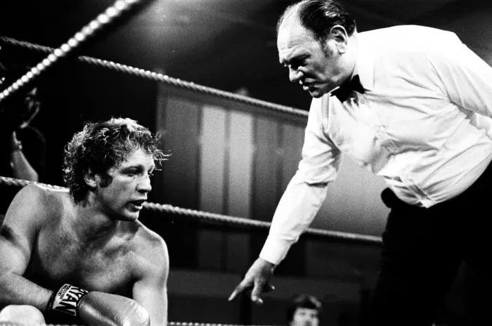Framed Print : Errol Christie v. Joel Bonnetaz. 1st Feb 1984 Framed Print : Errol Christie v. Joel Bonnetaz. 1st Feb 1984