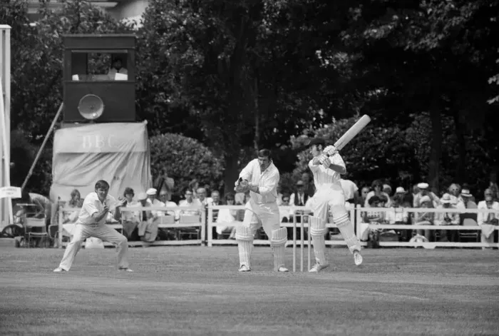 Framed Print : Essex v Lancashire County Cricket Championship match at Valentines Park, Ilford