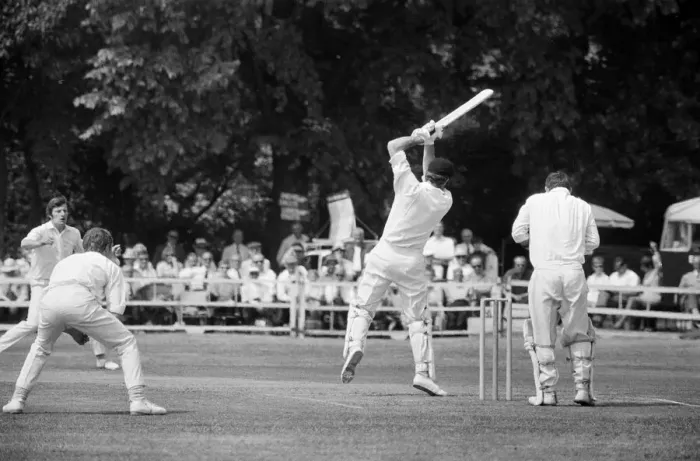 Framed Print : Essex v Lancashire County Cricket Championship match at Valentines Park, Ilford