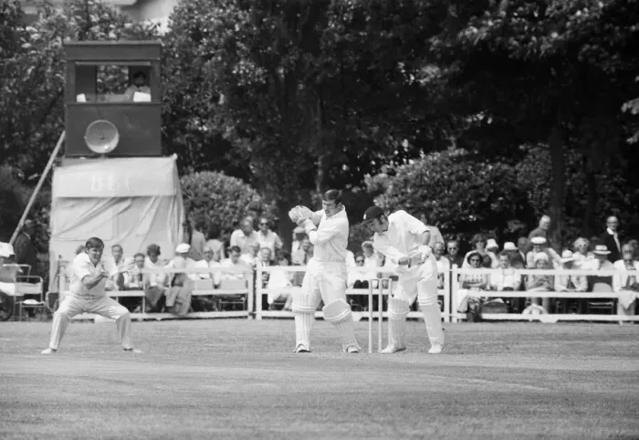 Framed Print : Essex v Lancashire County Cricket Championship match at Valentines Park, Ilford