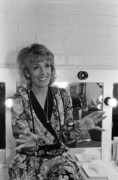 Esther Rantzen at BBCs Lime Grove Studios. 12th April 1983