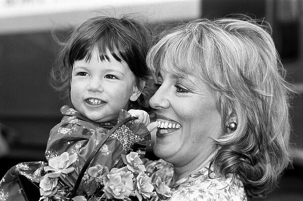Esther Rantzen pictured with her daughter Emily at the Chelsea Flower Show