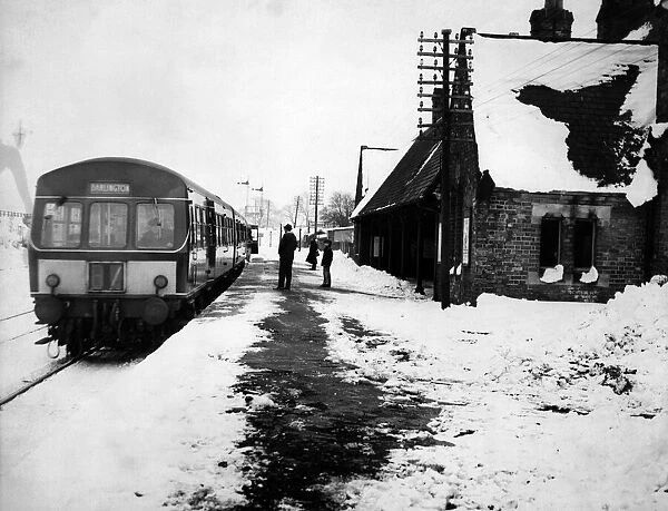 Etherley Railway Station, County Durham, 5th March 1965