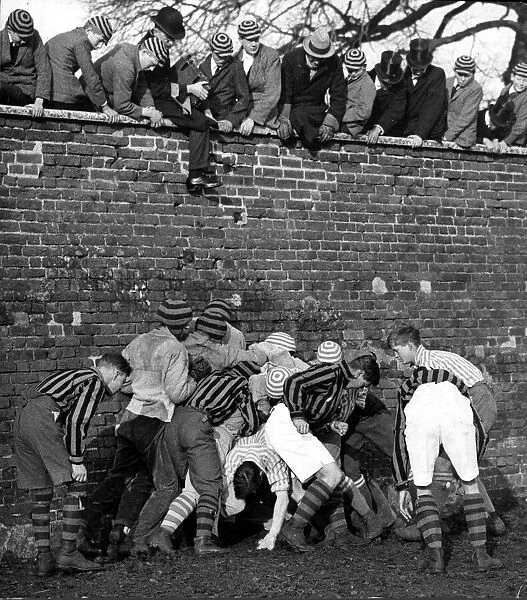 The Eton Wall Game December 1923