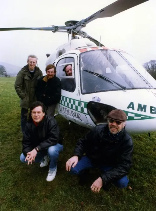Framed Print : The Eurocopter AS350 Squirrel helicopter used by Northumbria Air Ambulance