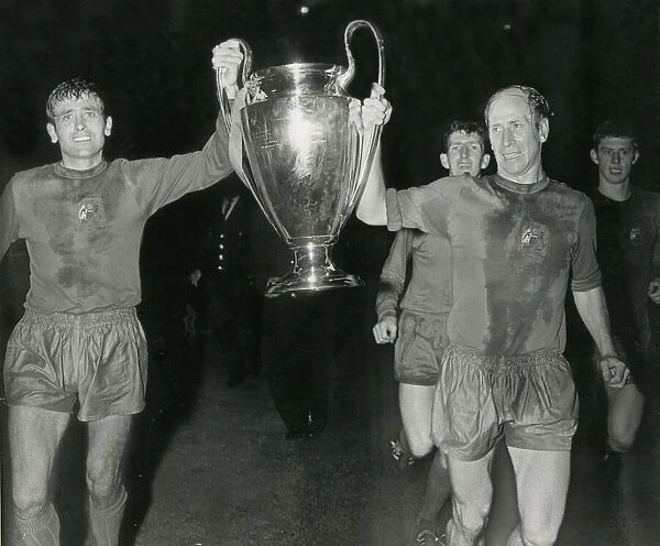 European Cup Final at Wembley May 1968 Manchester United 4 v Benfica 1 after extra
