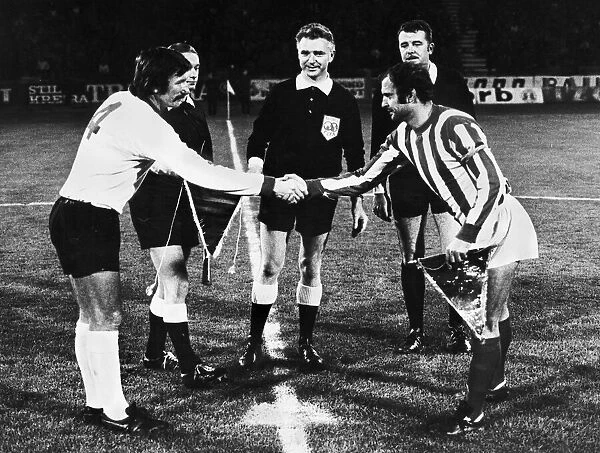 European Cup Second Round First Leg match at the Marakana Stadium, Belgrade, Yugoslavia