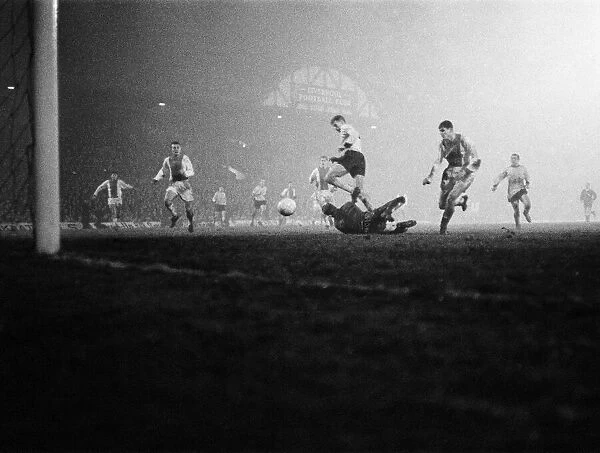 European Cup Second Round Second Leg match at Anfield. Liverpool 2 v Ajax 2