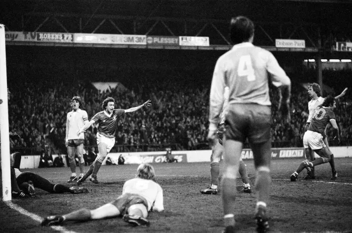 Framed Print : European Cup Semi Final First Leg match at the City Ground Framed Print : European Cup Semi Final First Leg match at the City Ground