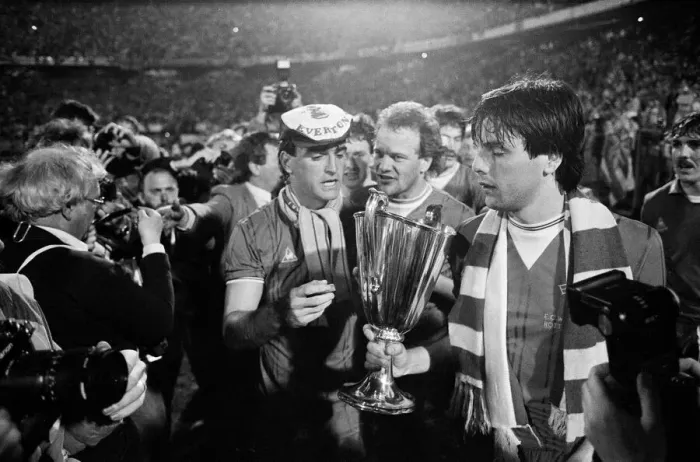 Framed Print : European Cup Winners Cup Final. Rotterdam, Holland. Everton 3 v Rapid Vienna 1 Framed Print : European Cup Winners Cup Final. Rotterdam, Holland. Everton 3 v Rapid Vienna 1