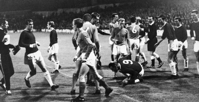 Framed Print : European Cup Winners Cup First Round First Leg match at Ninian park Framed Print : European Cup Winners Cup First Round First Leg match at Ninian park
