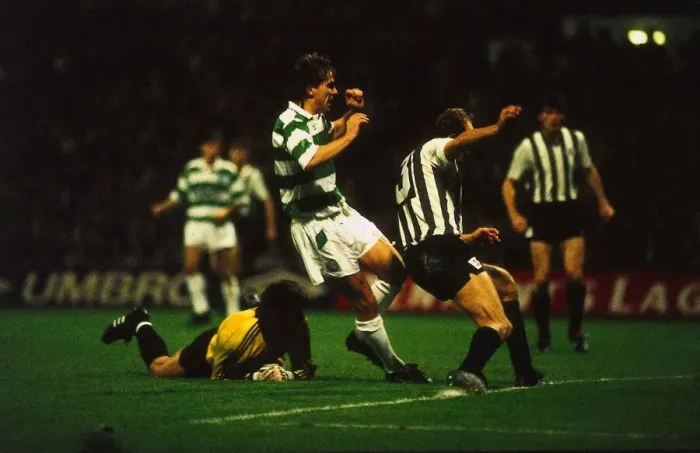 Framed Print : European Cup Winners Cup First Round First Leg match at Park Head September 1989
