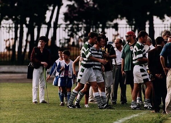 European Cup Winners Cup First Round Second Leg match September 1995 Celtic 4 v