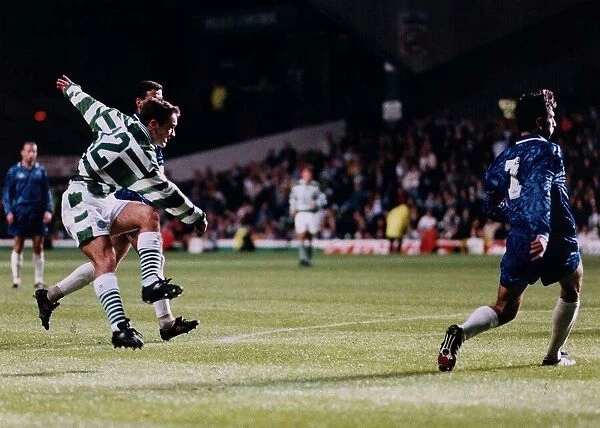 European Cup Winners Cup First Round Second Leg match September 1995 Celtic 4 v