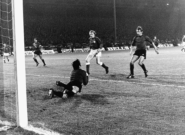European Cup Winners Cup First Round Second leg match at Ibrox September 1971