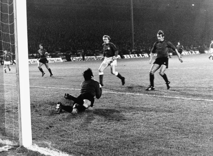 Framed Print : European Cup Winners Cup First Round Second leg match at Ibrox September 1971 Framed Print : European Cup Winners Cup First Round Second leg match at Ibrox September 1971