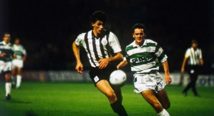 Framed Print : European Cup Winners Cup First Round Second Leg match at Park Head September 1989