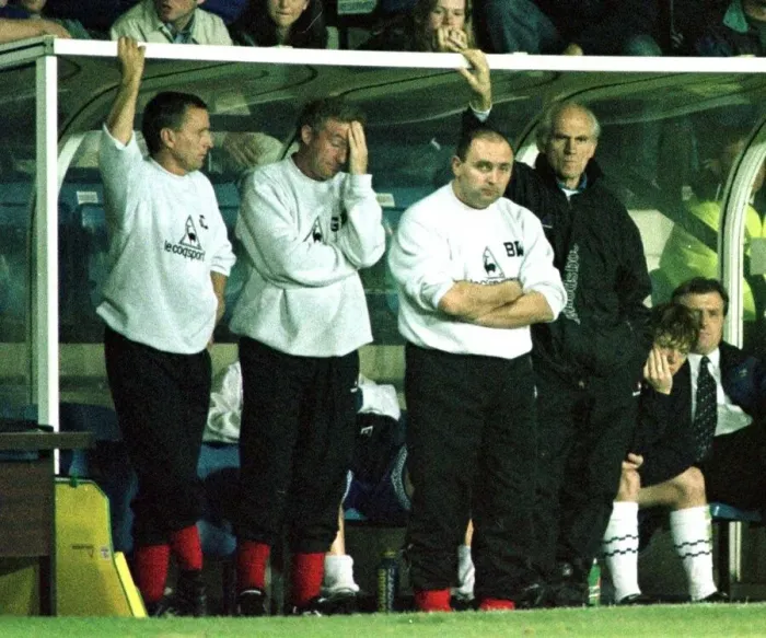 Framed Print : European Cup Winners Cup First Round Second Leg at Rugby Park October 1997 Kilmarnock 1 v