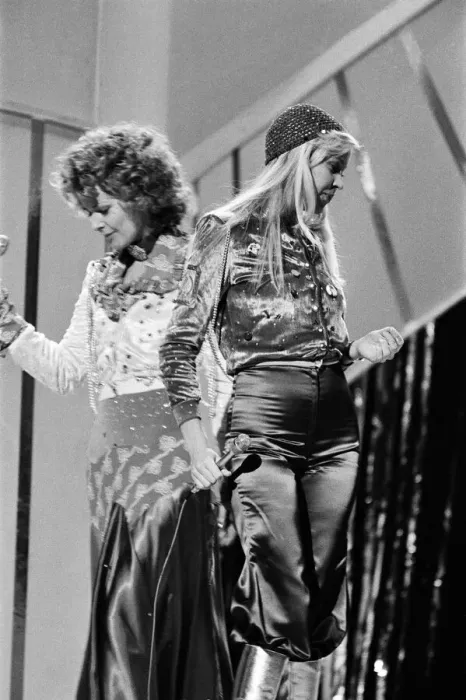 Framed Print : The Eurovision Song Contest. Abba the Swedish pop group who competed in the 1974 Framed Print : The Eurovision Song Contest. Abba the Swedish pop group who competed in the 1974