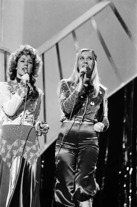 Framed Print : The Eurovision Song Contest. Abba the Swedish pop group who competed in the 1974 Framed Print : The Eurovision Song Contest. Abba the Swedish pop group who competed in the 1974