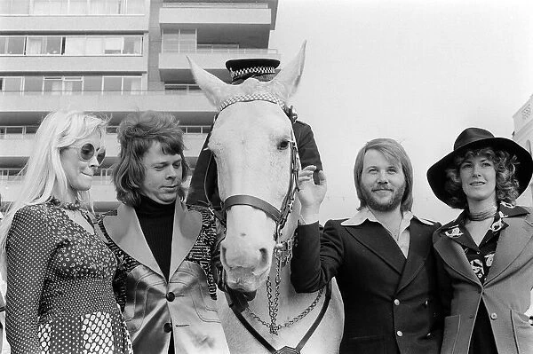 The Eurovision Song Contest April 1974 Abba the 1970s Swedish pop group