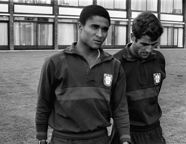Eusebio de Silva of Portugal in London 1966 World Cup