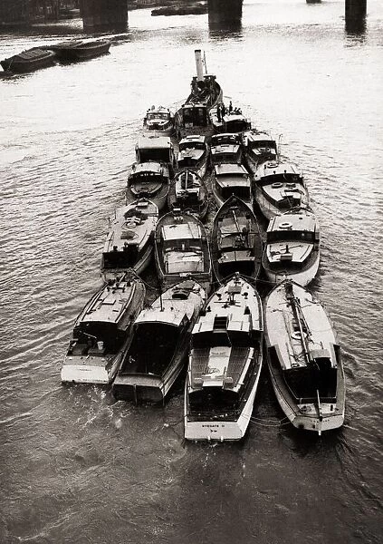 Evacuation of the British Expeditionary Force from Dunkirk A flotilla of little
