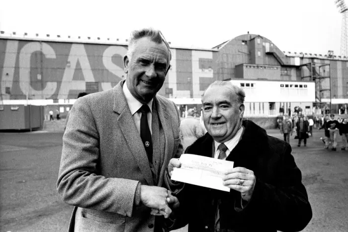 Framed Print : Evening Chronicle Greatest Goal competition winner, Tommy Dixon, of Campion Gardens Framed Print : Evening Chronicle Greatest Goal competition winner, Tommy Dixon, of Campion Gardens